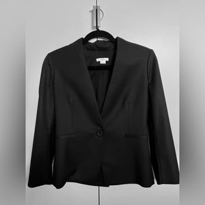 HELMUT LANG- Black Collarless Blazer